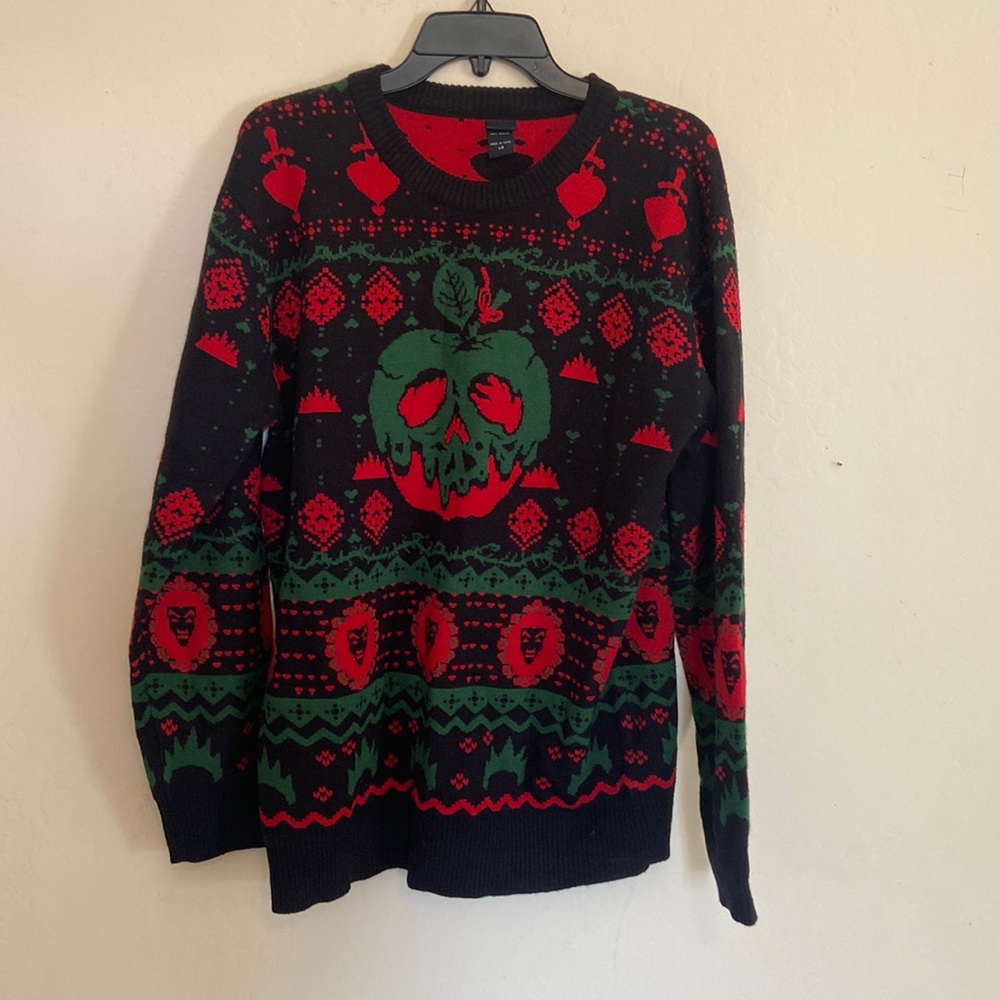 Disney Boxlunch Snow White Poisoned Apple Knit Sweater